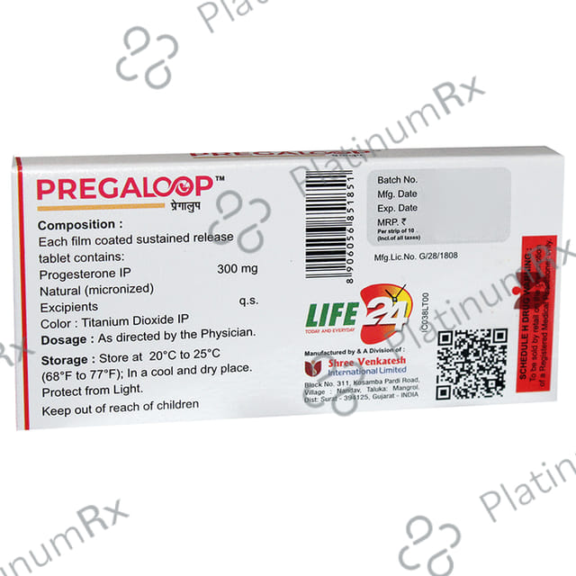 Pregaloop Tablet SR 300