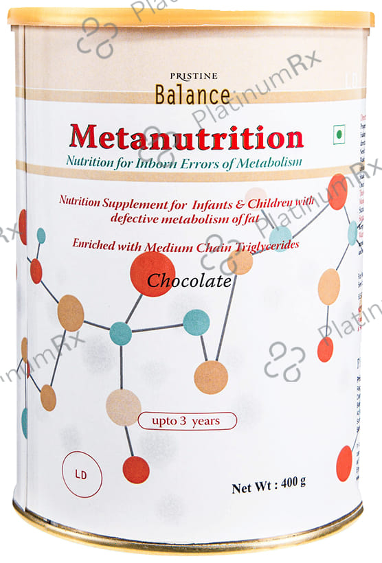 Pristine Balance Metanutrition LD (Upto 3 Years) for Metabolism - Flavour Powder Chocolate