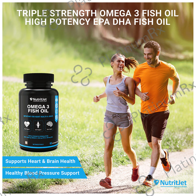 NutritJet Omega 3 Fish Oil Soft Gelatin Capsule 60s