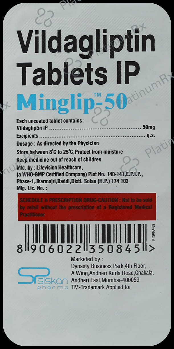 Minglip 50mg Tablet 15s