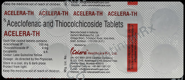 Acelera TH 100/4mg Tablet 10s