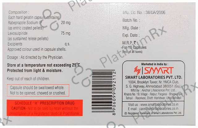Rabefresh LS 75mg/20mg Capsule