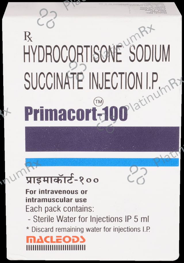 Primacort 100mg Injection 5ml