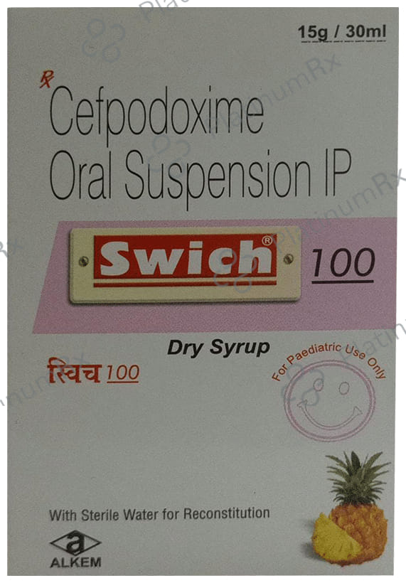 Swich 100mg Pineapple Flavour Dry Syrup 30ml