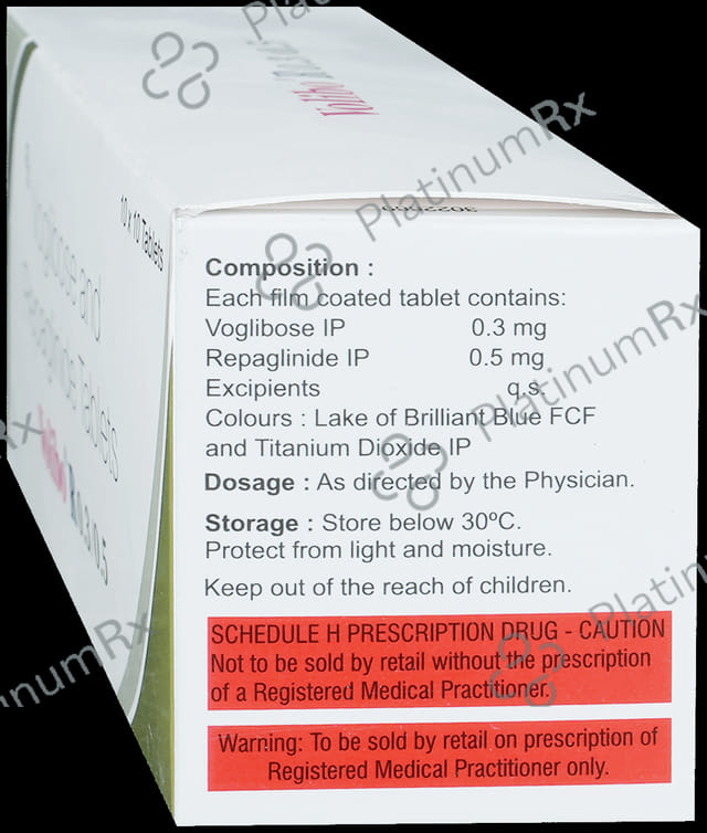 Volibo R 0.5/0.3mg Tablet 10s