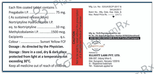 Zubinor PG Tablet SR 10s