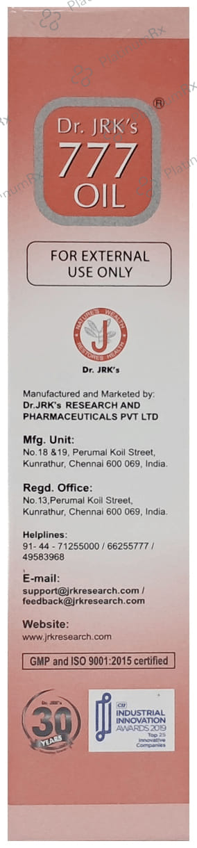 Dr. JRK 777 Oil 100 ml