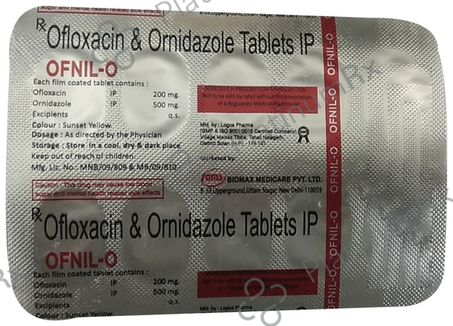 Ofnil O 200/500mg Tablet 10s