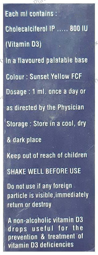D3 Health 800IU Oral Drops 30ml