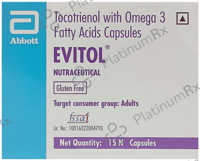 Evitol Gluten Free 80/120/200mg Capsule 15s