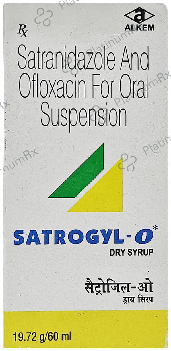 Satrogyl O 50/75mg Dry Syrup 60ml