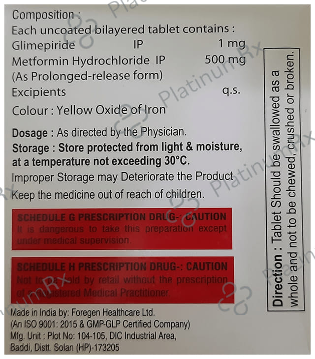 Nunchiglim-M 1 Tablet PR