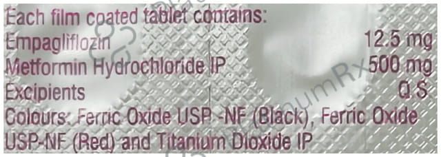 Empabite M 12.5/500mg Tablet 10s