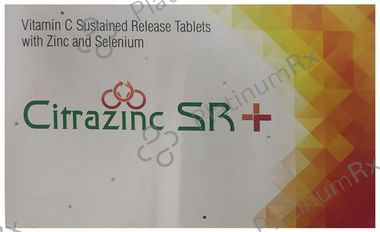 Citrazinc SR + Vitamin C Sustained Release Tablet with Zinc and Selenium