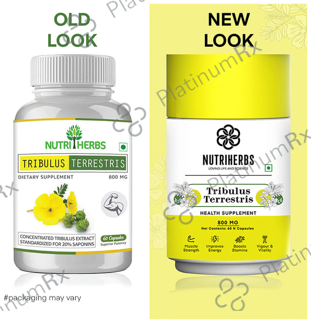 Nutriherbs Tribulus Terrestris 800mg Capsule