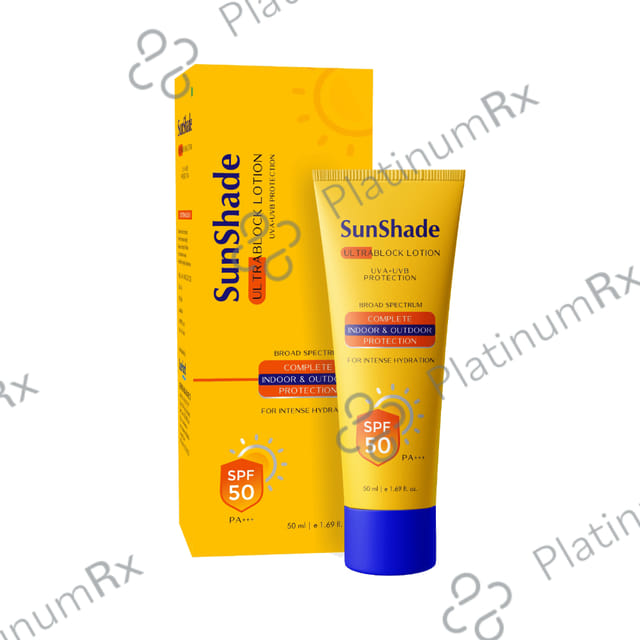 Leeford Sunshade Ultra Block Sunscreen SPF 50 PA+++ Lotion 50ml