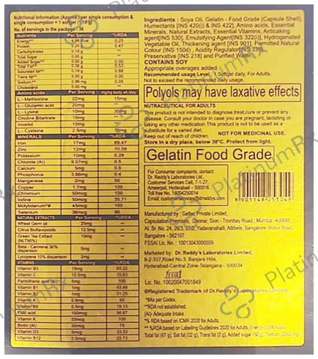 Winofit Gold Soft Gelatin Capsule