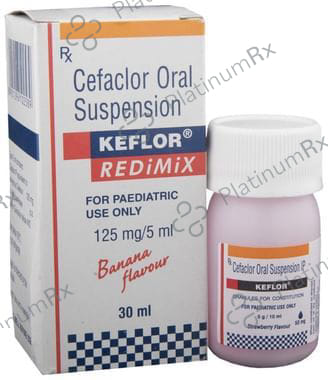 Keflor Redimix 125mg Banana Oral Suspension 30ml