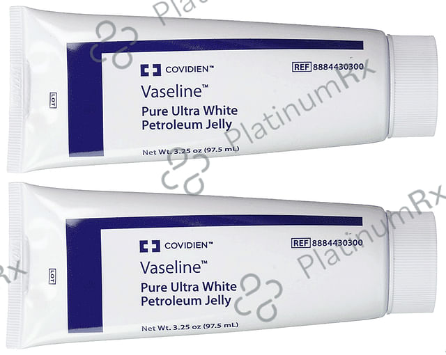 Covidien Vaseline Pure Ultra White Petroleum Jelly (97.5ml Each)