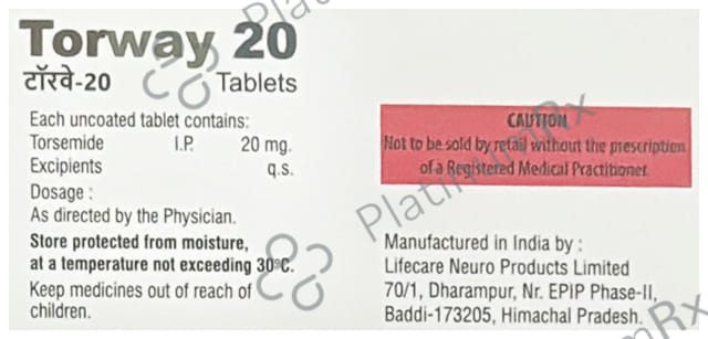 Torway 20mg Tablet