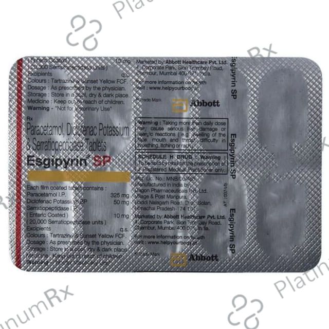 Esgipyrin SP Tablet 10s