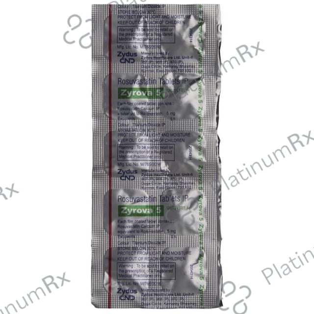 Zyrova 5mg Tablet 10s
