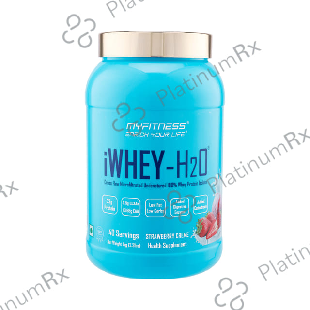 Myfitness iWhey - H2O Powder Strawberry Creme 1 kg