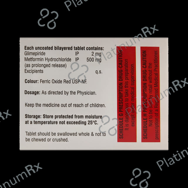 Metafin G 2 Tablet PR