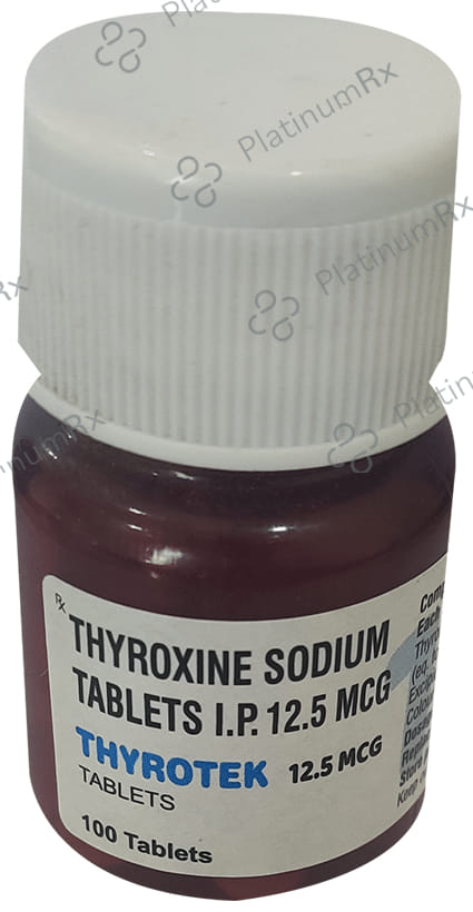 Thyrotek 12.5mcg Tablet 100s