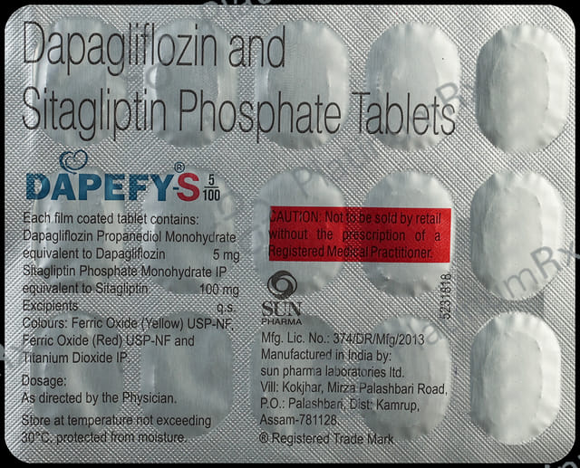 Dapefy S 5/100mg Tablet 15s