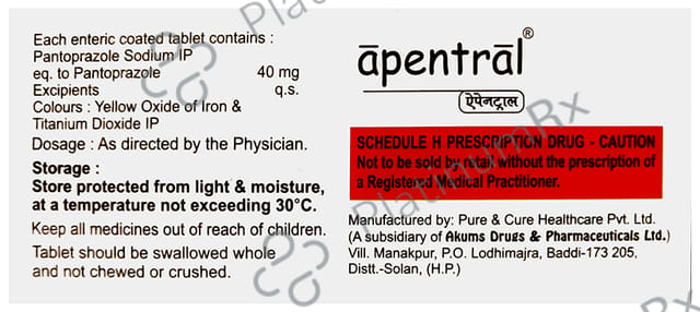 Apentral 40mg Tablet