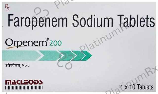 Orpenem 200mg Tablet 10s