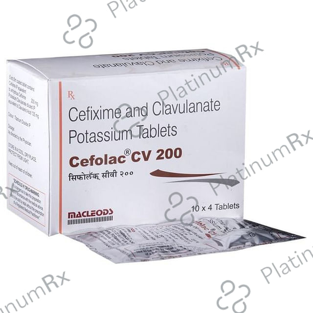 Cefolac CV 200/125mg Tablet 4s