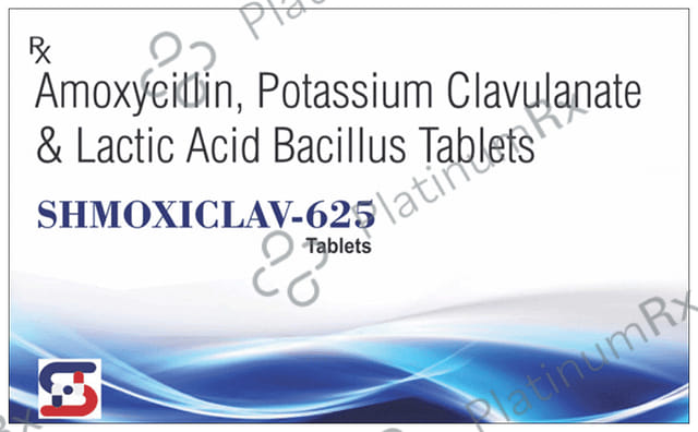 Shmoxiclav 625 Tablet 10s