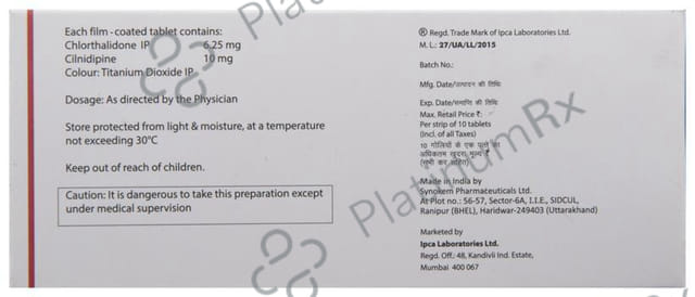 CTD C 6.25/10mg Tablet 10s