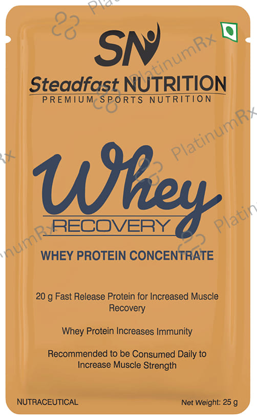 Steadfast Nutrition Whey Recovery Whet Protein Concentrate Sachet (25gm Each)