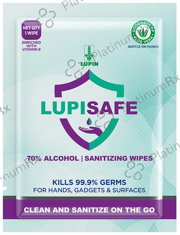 Lupin Lupisafe Sanitizing Wipes 10 wipes