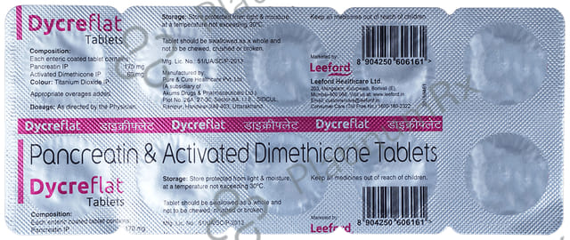 Dycreflat 170/80mg Tablet 10s