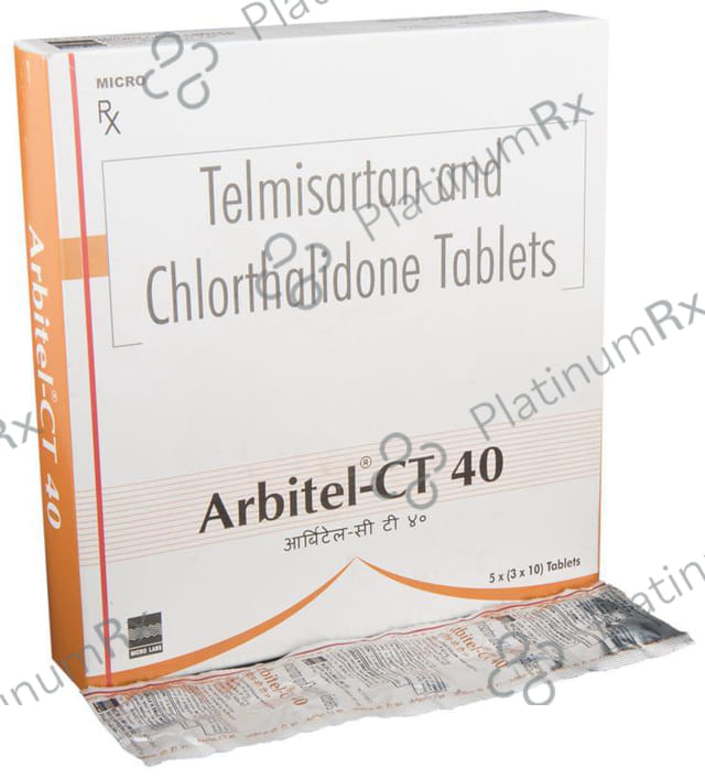Arbitel CT 40/12.5mg Tablet 10s