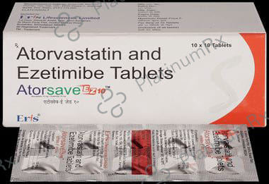 Atorsave EZ 10/10mg Tablet 10s