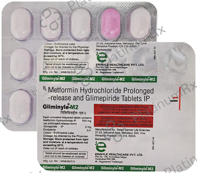 Gliminyle M2 Tablet PR 15s
