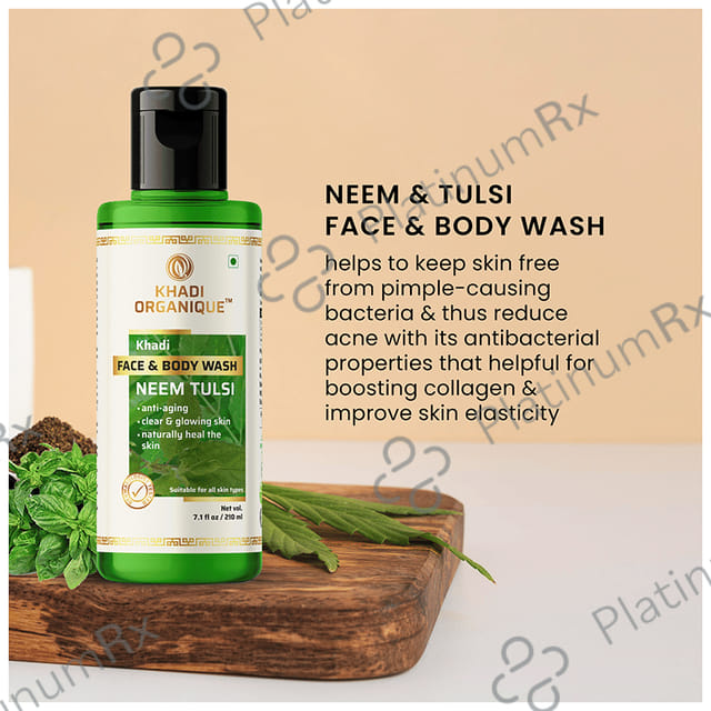 Khadi Organique Khadi Face Wash Neem Tulsi