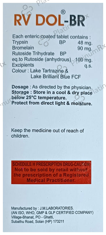 Rv Dol BR Tablet 10s