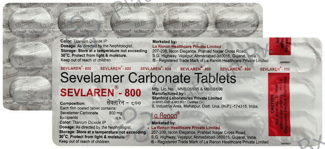 Sevlaren 800mg Tablet 15s