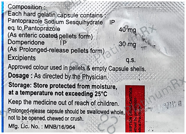 Pdstar 30/40mg Capsule 10s