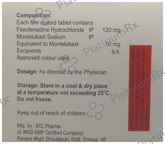 Fexodan-M Tablet 10 Tablet Lumaire Labs Pvt