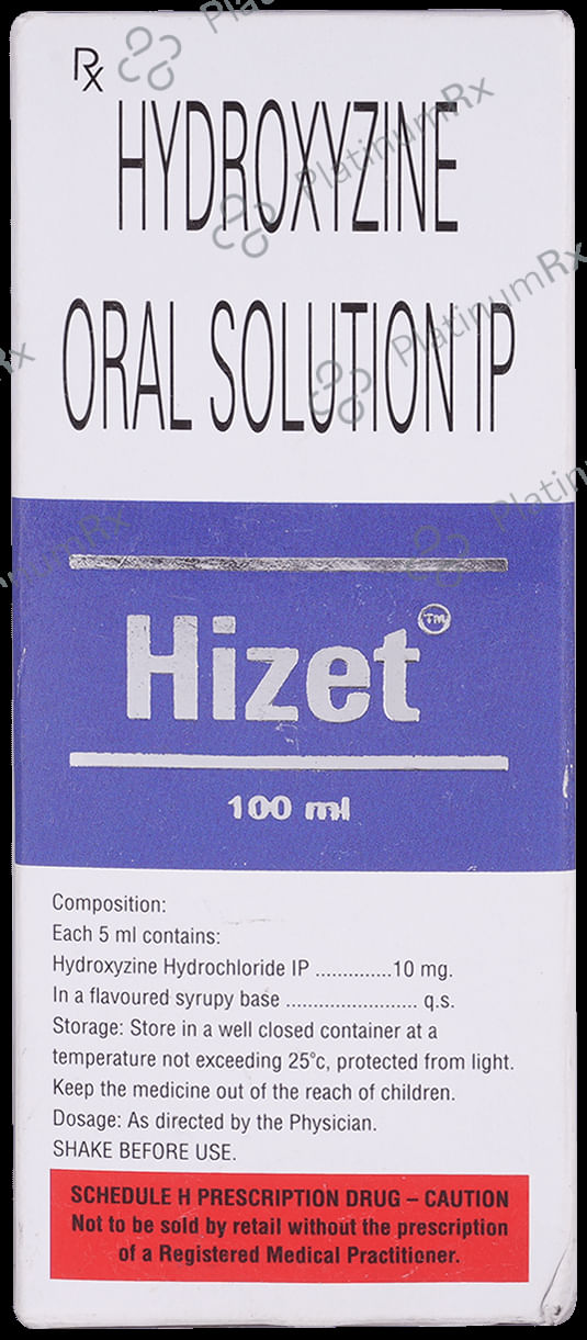 Hizet 10mg Oral Solution 100ml