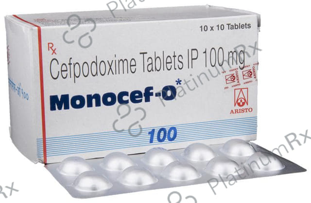 Monocef O 100mg Tablet 10s