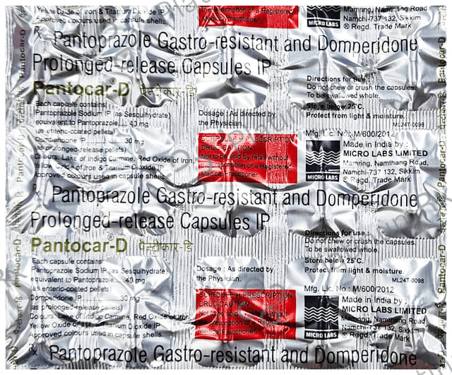 Pantocar D Capsules 15s