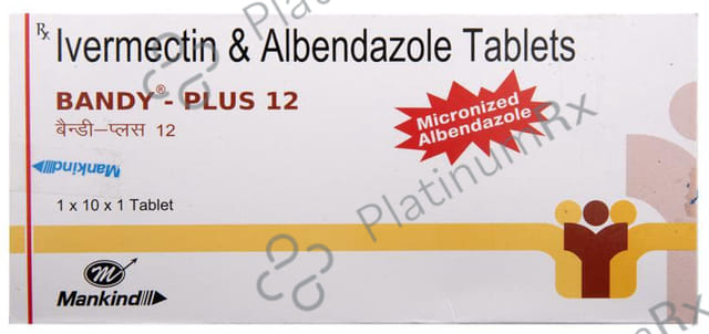 Bandy Plus 12/400mg Chewable Tablet 1s